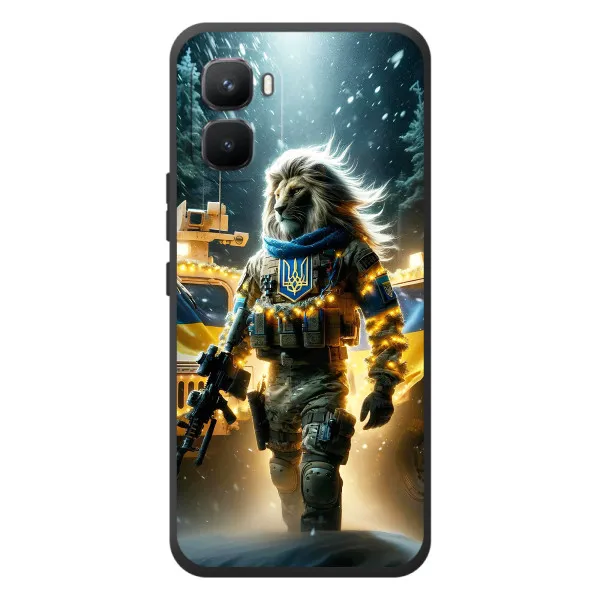 Чехол с принтом «ЛЕВ ЗСУ» для Infinix GT 50 Pro Чехол с принтом «ЛЕВ ЗСУ» для Infinix GT 50 Pro