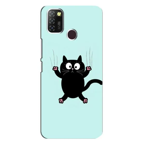 Чехол с принтом «Падающий кот» для Infinix Hot 10 Lite Чехол с принтом «Падающий кот» для Infinix Hot 10 Lite