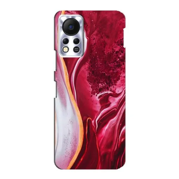 Чехол с принтом «Мрамор красный» для Infinix Hot 11s Чехол с принтом «Мрамор красный» для Infinix Hot 11s