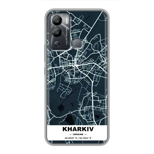 Чехол с принтом «Харьков» для Infinix Hot 12 Play