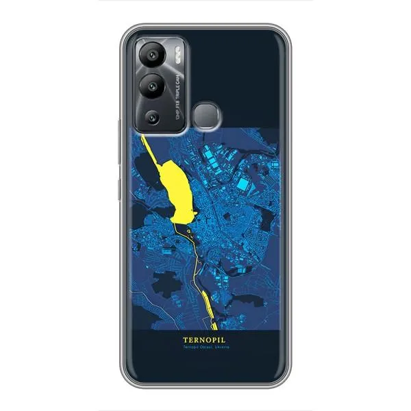 Чехол с принтом «Тернополь» для Infinix Hot 12 Play