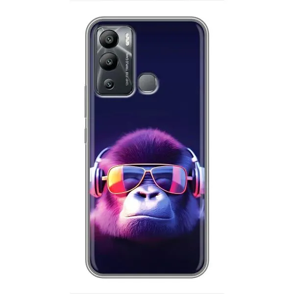 Чехол с принтом «Стильная обезьяна» для Infinix Hot 12 Play Чехол с принтом «Стильная обезьяна» для Infinix Hot 12 Play