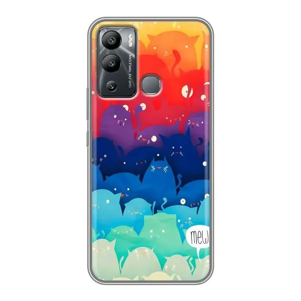 Чехол с принтом «Mew» для Infinix Hot 12i Чехол с принтом «Mew» для Infinix Hot 12i