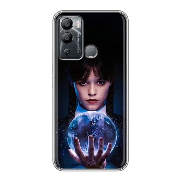 Чехол с принтом «Магическая сфера Уэнздей» для Infinix Hot 12i Чехол с принтом «Магическая сфера Уэнздей» для Infinix Hot 12i