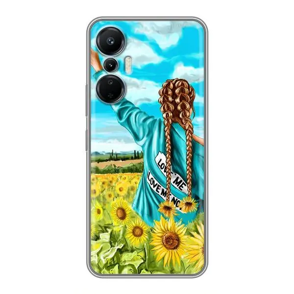 Чехол с принтом «Украиночка» для Infinix Hot 20 (4G)