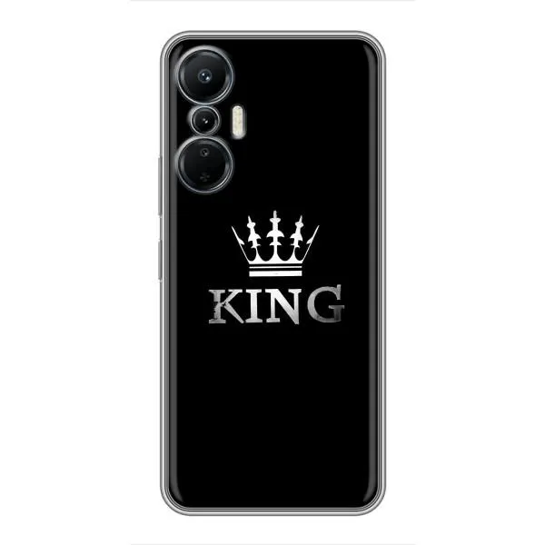 Чехол с принтом «KING» для Infinix Hot 20 (4G)