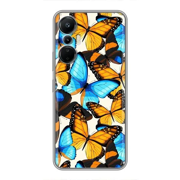 Чехол с принтом «Яркие бабочки» для Infinix Hot 20 (4G) Чехол с принтом «Яркие бабочки» для Infinix Hot 20 (4G)