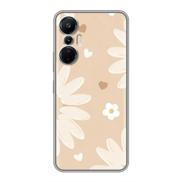 Чехол с принтом «Бежевые цветы» для Infinix Hot 20 (4G) Чехол с принтом «Бежевые цветы» для Infinix Hot 20 (4G)