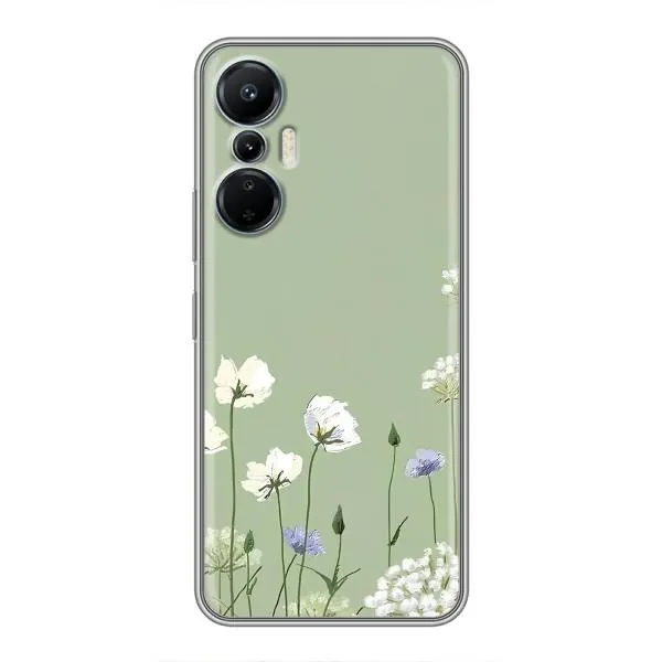 Чехол с принтом «Цветы на зеленом» для Infinix Hot 20 (4G) Чехол с принтом «Цветы на зеленом» для Infinix Hot 20 (4G)