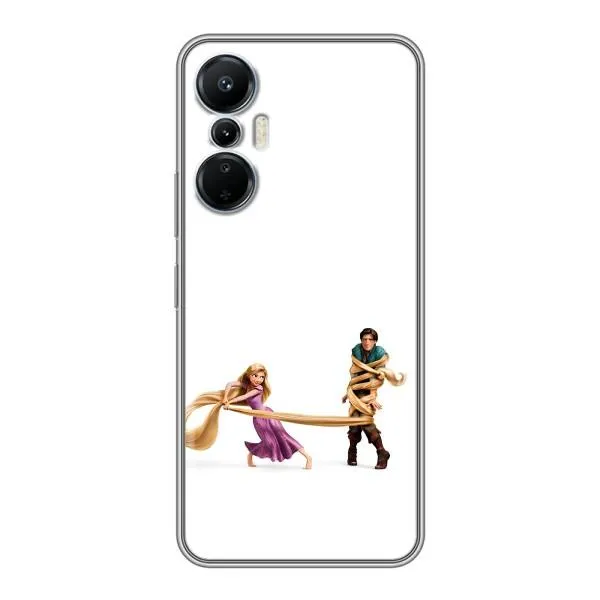 Чехол с принтом «Рапунцель и Флин» для Infinix Hot 20 (4G)