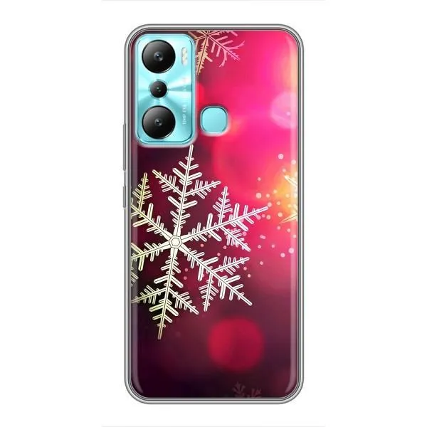 Чехол с принтом «Снежинка» для Infinix Hot 20i (X665E)
