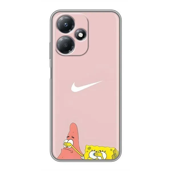 Чехол с принтом «Патрик и Губка» для Infinix Hot 30 Play Чехол с принтом «Патрик и Губка» для Infinix Hot 30 Play