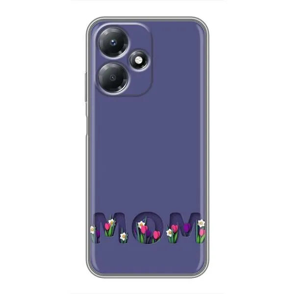 Чехол с принтом «Мама в цветах» для Infinix Hot 30 Play