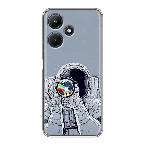 Чехол с принтом «Космонавт фото» для Infinix Hot 30i Чехол с принтом «Космонавт фото» для Infinix Hot 30i