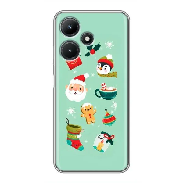 Чехол с принтом «Настроение НГ» для Infinix Hot 30i Чехол с принтом «Настроение НГ» для Infinix Hot 30i