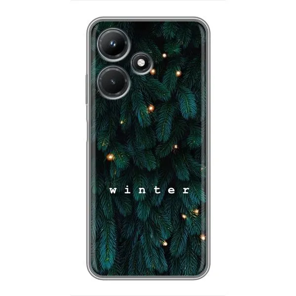 Чехол с принтом «Winter» для Infinix Hot 30i