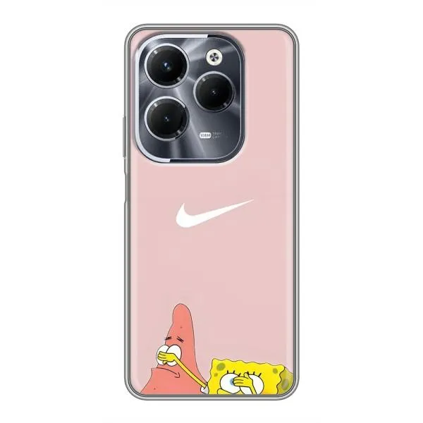 Чехол с принтом «Патрик и Губка» для Infinix Hot 40 Play Чехол с принтом «Патрик и Губка» для Infinix Hot 40 Play