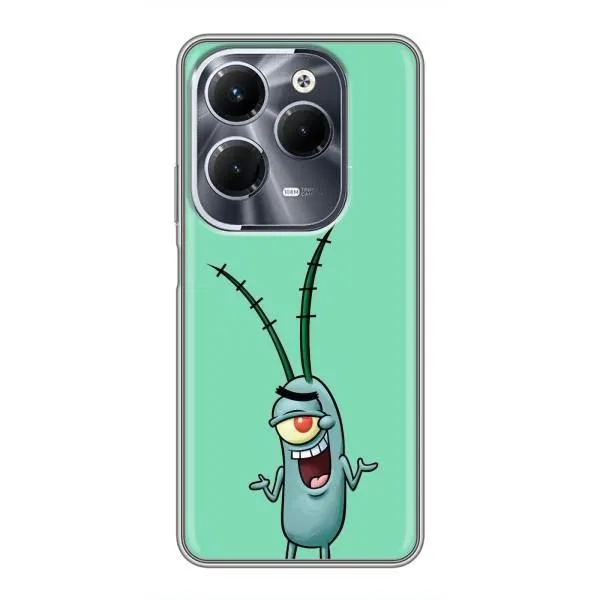 Чехол с принтом «Персонаж Планктон» для Infinix Hot 40 Play Чехол с принтом «Персонаж Планктон» для Infinix Hot 40 Play