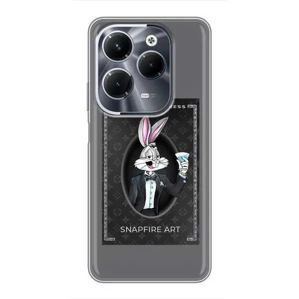 Чехол с принтом «Бакс Бани LV» для Infinix Hot 40 Pro