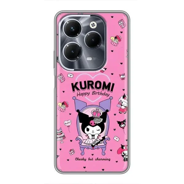 Чехол с принтом «KUROMI» для Infinix Hot 40 Pro