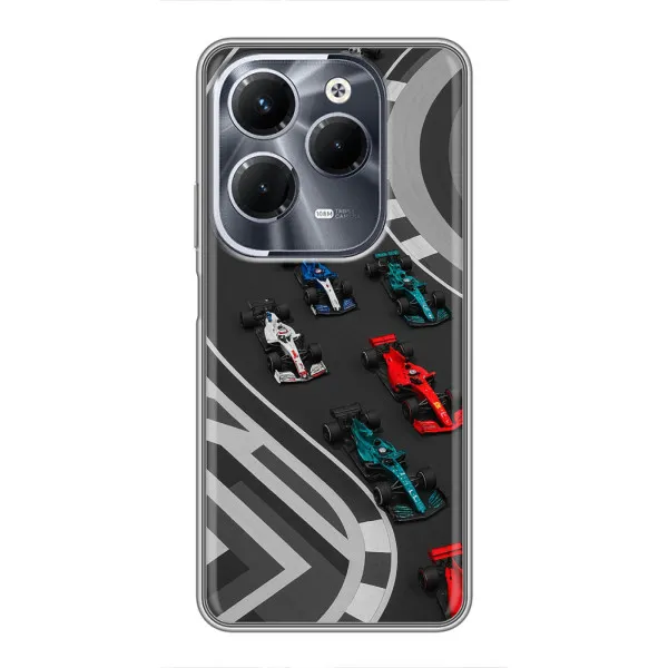 Чехол с принтом «Трасса Ф1» для Infinix Hot 40 Pro