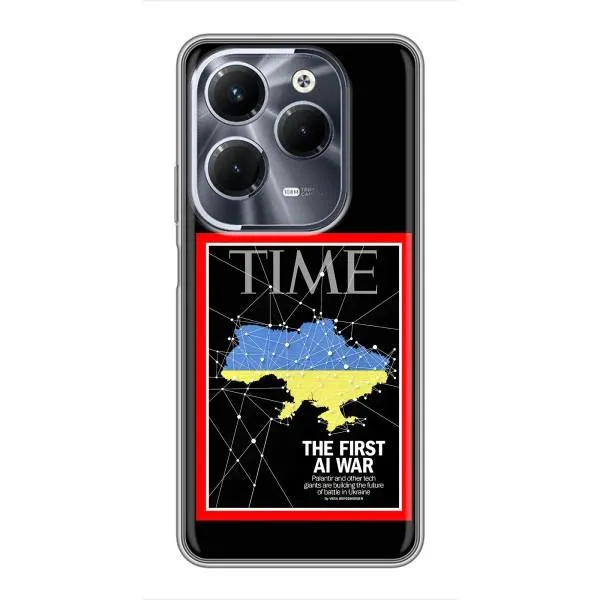 Чехол с принтом «TIME Ukraine» для Infinix Hot 40 Pro Чехол с принтом «TIME Ukraine» для Infinix Hot 40 Pro