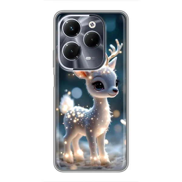 Чехол с принтом «Блестящий олененок» для Infinix Hot 40 Pro