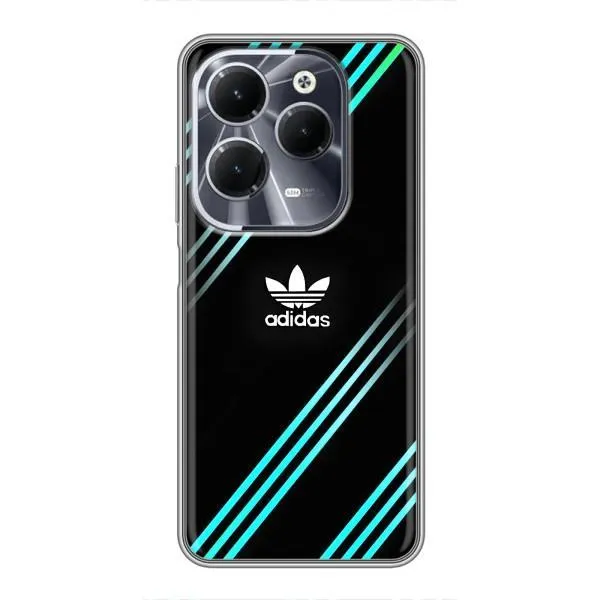 Чехол с принтом «Адидас с полосами» для Infinix Hot 40 Чехол с принтом «Адидас с полосами» для Infinix Hot 40