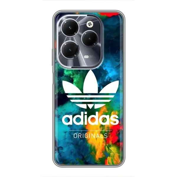 Чехол с принтом «Яркий Адидас» для Infinix Hot 40 Чехол с принтом «Яркий Адидас» для Infinix Hot 40