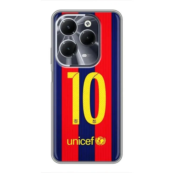 Чехол с принтом «Messi Barca 10» для Infinix Hot 40