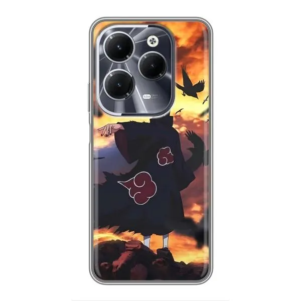 Чехол с принтом «Итачи с воронами» для Infinix Hot 40