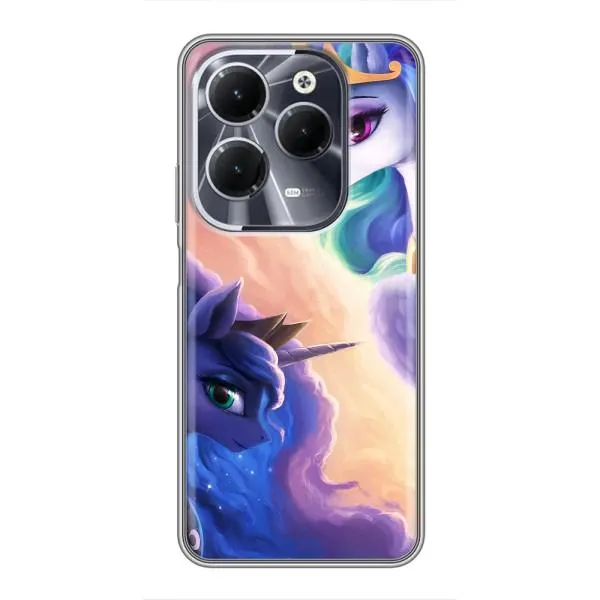Чехол с принтом «Единорожки» для Infinix Hot 40 Чехол с принтом «Единорожки» для Infinix Hot 40