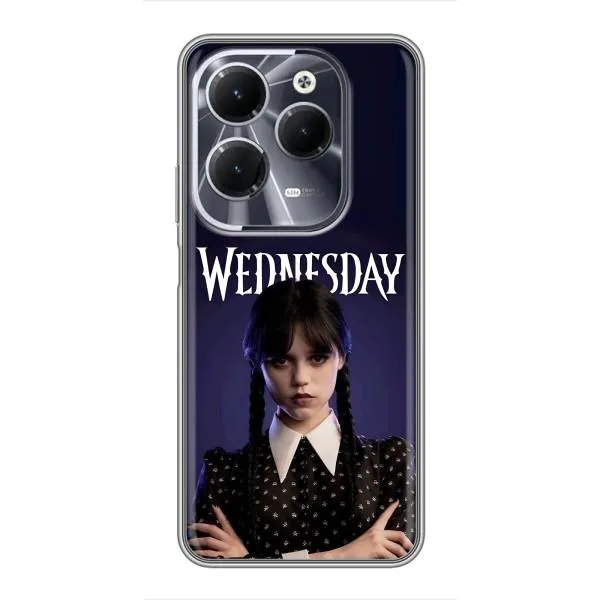 Чехол с принтом «Wednesday» для Infinix Hot 40 Чехол с принтом «Wednesday» для Infinix Hot 40