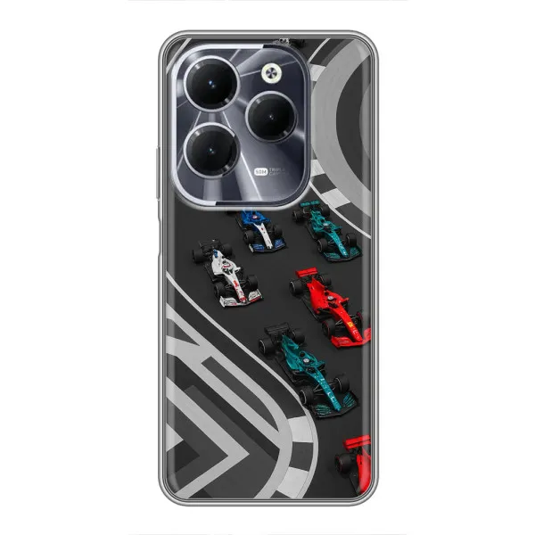 Чохол з принтом «Траса Ф1» для Infinix Hot 40