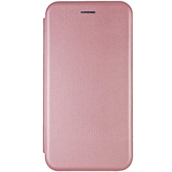Кожаный чехол-книжка Classy для Infinix Hot 40i / Spark Go 2024 / Spark 20 — Rose Gold — фото 1