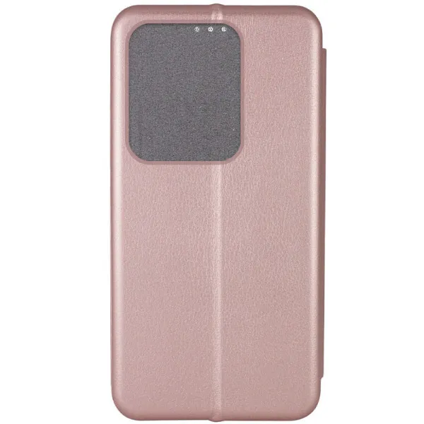 Кожаный чехол-книжка Classy для Infinix Hot 40i / Spark Go 2024 / Spark 20 — Rose Gold — фото 3