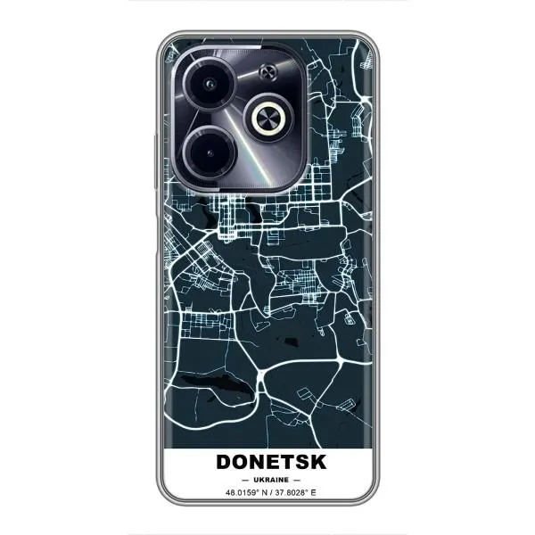 Чехол с принтом «Донецк» для Infinix Hot 40i