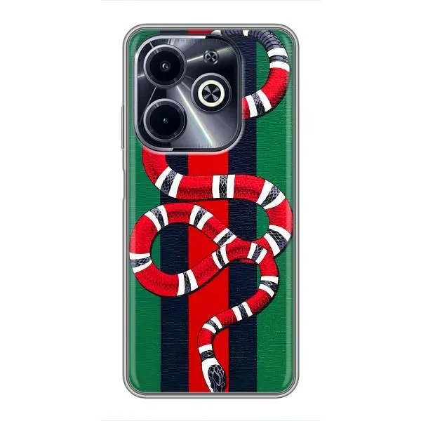 Чехол с принтом «Gucci змия» для Infinix Hot 40i Чехол с принтом «Gucci змия» для Infinix Hot 40i