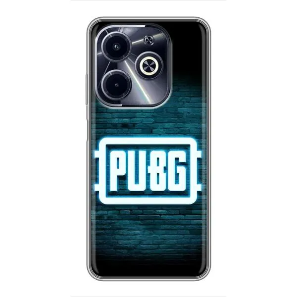 Чохол з принтом «Лого PUBG» для Infinix Hot 40i Чохол з принтом «Лого PUBG» для Infinix Hot 40i