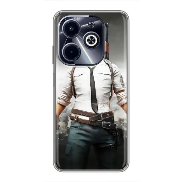 Чохол з принтом «Пабг мен» для Infinix Hot 40i Чохол з принтом «Пабг мен» для Infinix Hot 40i