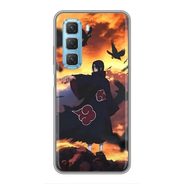 Чехол с принтом «Итачи с воронами» для Infinix Hot 50 5G