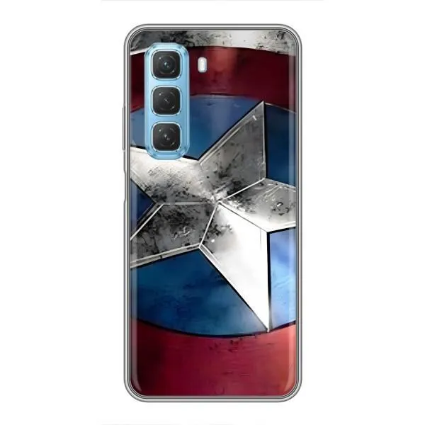 Чехол с принтом «Щит Капитана Америки» для Infinix Hot 50 5G Чехол с принтом «Щит Капитана Америки» для Infinix Hot 50 5G