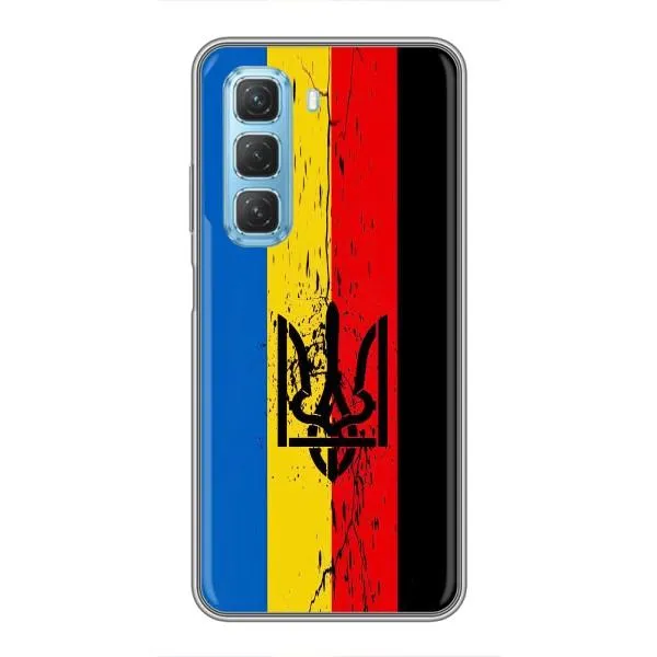Чехол с принтом «Флаг УПА» для Infinix Hot 50 5G Чехол с принтом «Флаг УПА» для Infinix Hot 50 5G