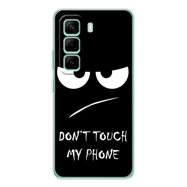 Чехол с принтом «Dont Touch» для Infinix Hot 50 Pro Plus