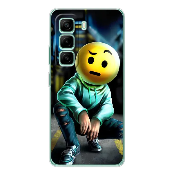 Чехол с принтом «Парень смайл» для Infinix Hot 50 Pro Plus