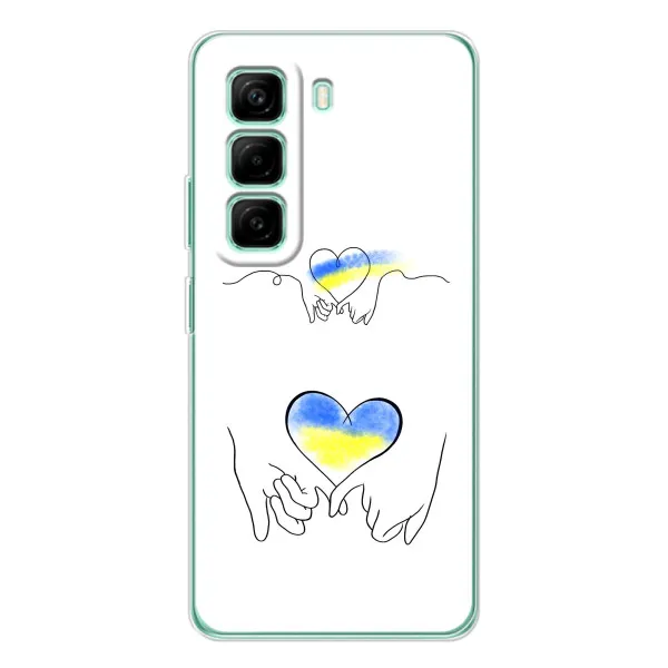 Чехол с принтом «Мир Украине» для Infinix Hot 50 Pro Plus Чехол с принтом «Мир Украине» для Infinix Hot 50 Pro Plus