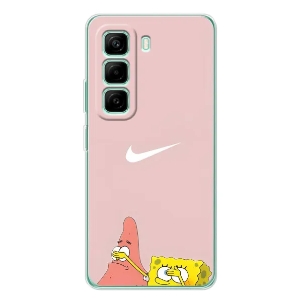Чехол с принтом «Патрик и Губка» для Infinix Hot 50 Pro Plus