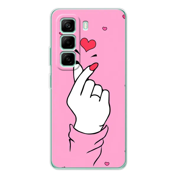 Чехол с принтом «Знак Love» для Infinix Hot 50 Pro Plus