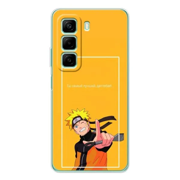 Чехол с принтом «Аниме Наруто» для Infinix Hot 50 Pro