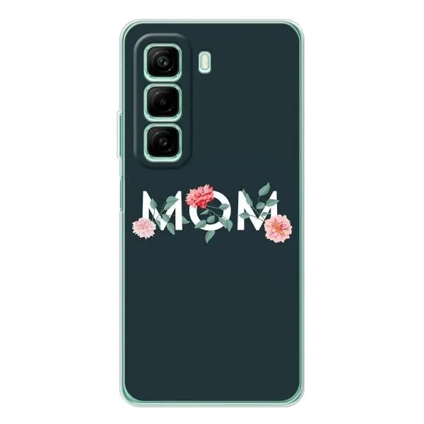 Чехол с принтом «Mom дизайн» для Infinix Hot 50 Pro